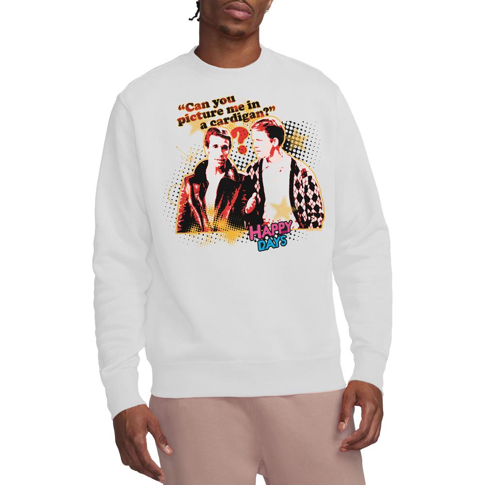 Happy Days Unisex Erwachsenen Sweatshirt ohne Strickjacken
