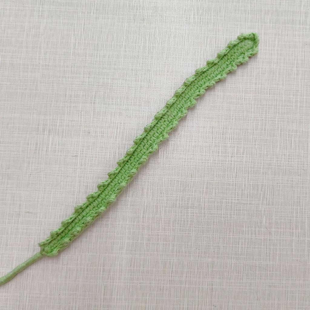 Foglie creative all'uncinetto Lavorazione a maglia Foglia Fiore all'uncinetto Mazzo Decorazione Pianta tessuta a mano Decorazione per la casa