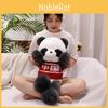 Delightful Panda China Plush Animal Pillow Doll Short Plush Fabric Gift Perfect