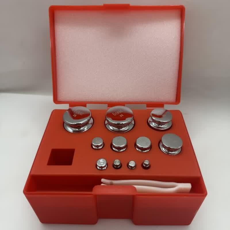M1 Standard Chrome-Plated Stainless Steel Calibration Weight Set