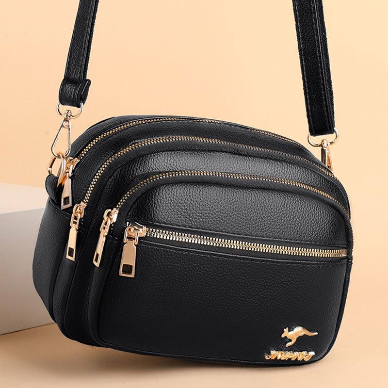 

Trendy Multi-layered Fashiable Bag For Women, Versatile Crossbody Bag, Large Capacity For Daily Work Commute. чёрный