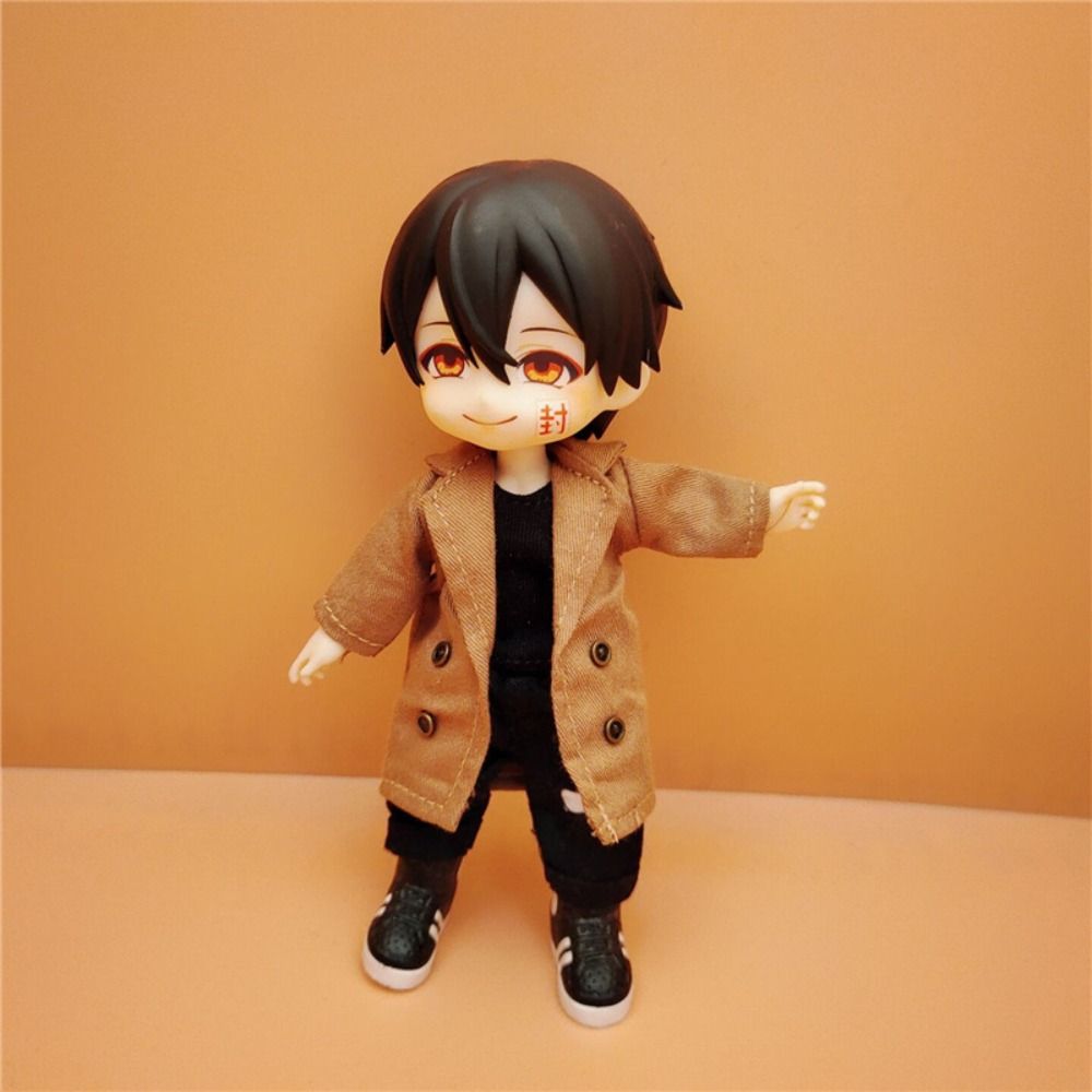 Long Coat OB11 Windbreaker Coat Warm Clothing Doll Clothes DIY Toy Doll Coat Jackets Kids Gift