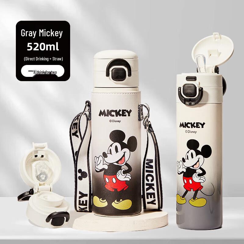 Двустенная термобутылка для воды Disney Микки для детей, 316SS