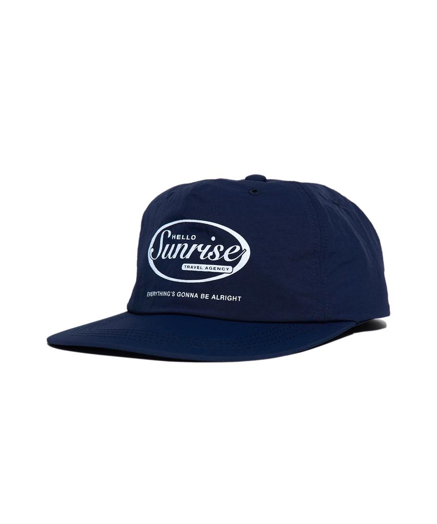 HELLO SUNRISE Hs Oval Logo 5Panel Cap_Navy