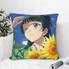 Maomao Sunflower Anime Square Pillow Cases The Apothecary Diaries Cushion Covers Fashion Decor Pillowcase for Living Room