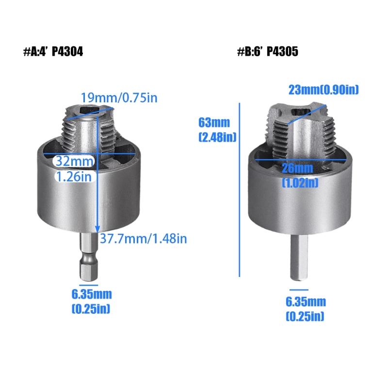 High Strength Alloy Pipe Threader Home Plumbing Tool For Smooth And Accurate DIY Plumbing Repairs And Installations