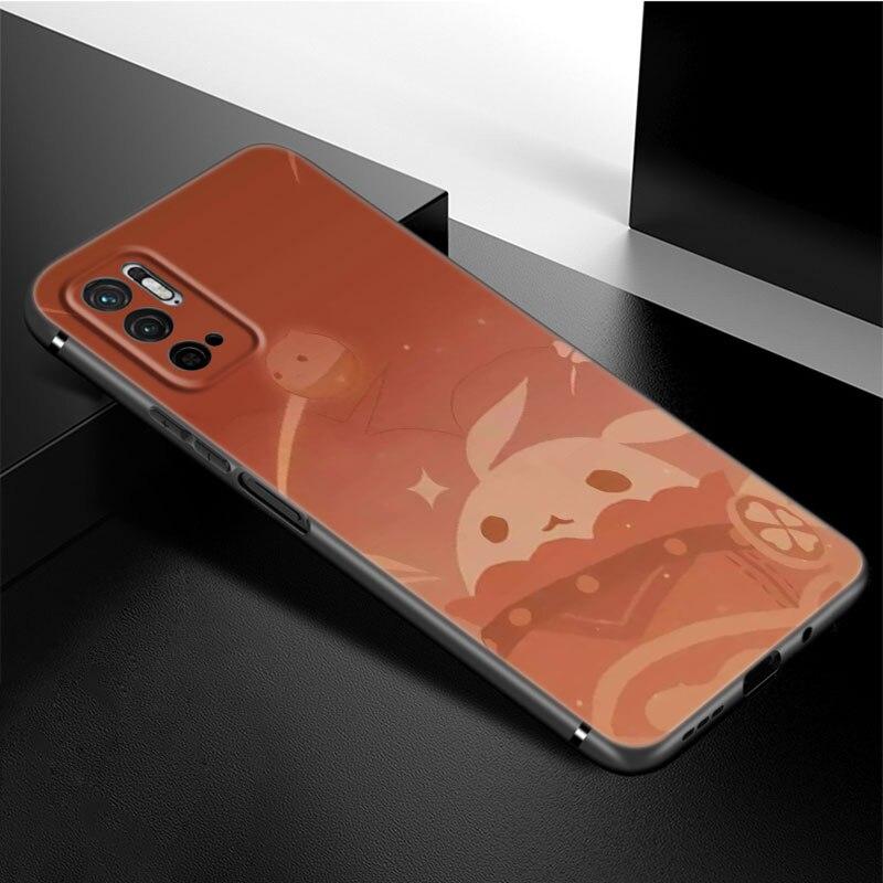 Genshin Impact Logo Phone Case For Xiaomi Redmi Note 11 10 9 8 Pro 11T 5G 10T 10S 9S 9T 9i 9C 9A 8T Soft TPU Black Cover Funda