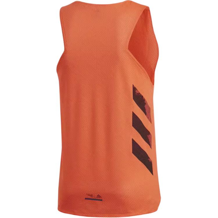 Adidas Letter Moisture Wicking Comfortable Vest Men Tops Orange FI4635