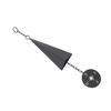 Iron Triangle Wind Bell Chimes for Home, Porch, Patio, and Garden - Indoor/Outdoor Wall Ornament Decoration with Compass