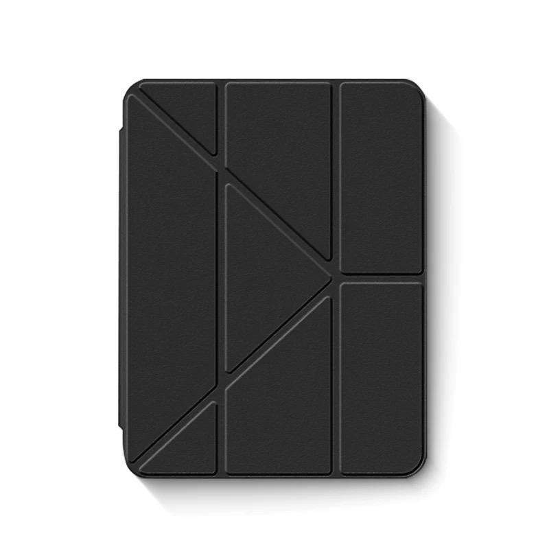 3+Y-fold Flip Clear Cover For iPad Air 4 5 6 7 11 For Air 2 9.7 Pro 11 Mini 6 7 Start Case For 10th 11th Gen 7/8/9 10.2