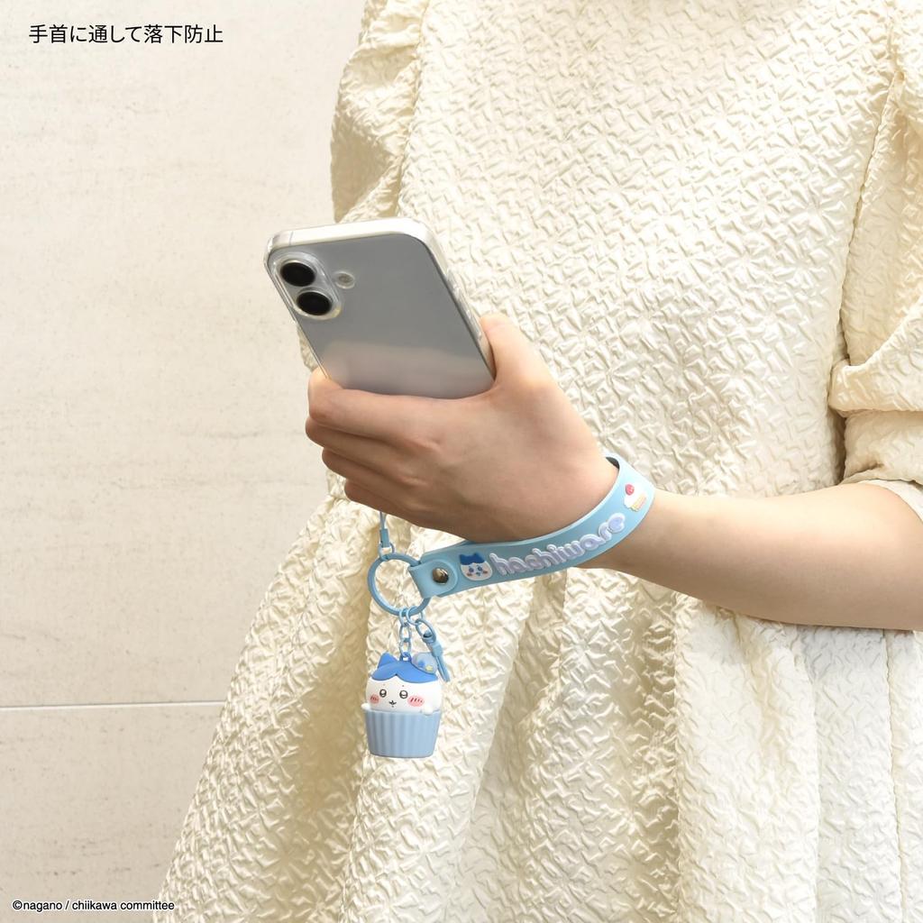 Gourmandies Chiikawa 3D Mascot Hand Strap with Hachiware CK-50B