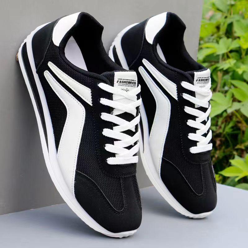 Men's Shoes New Summer Sports Shoes Mesh Casual Board Shoes Male Student Running Shoes