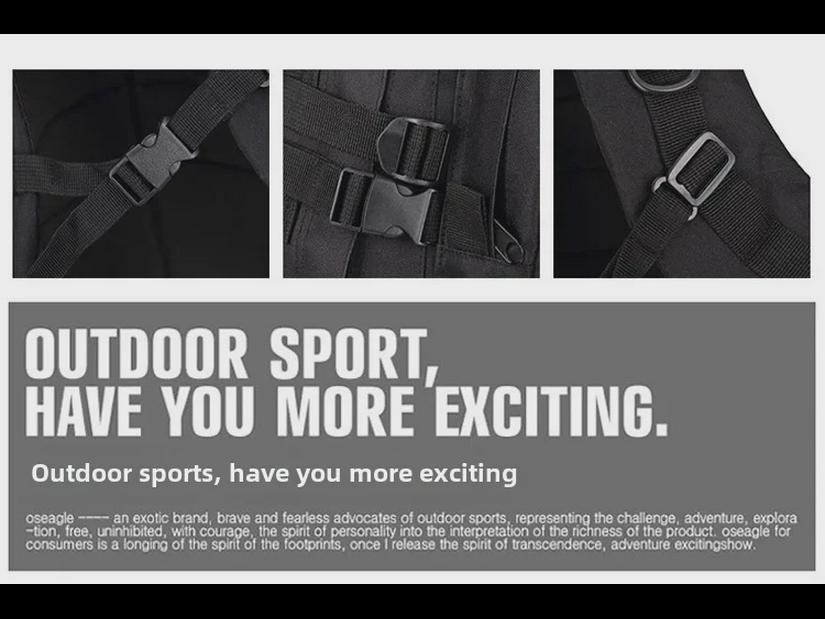 3D Outdoor Waterproof Camouflage Tactical Backpack - Large Capacity Sports Bag for Men and Women