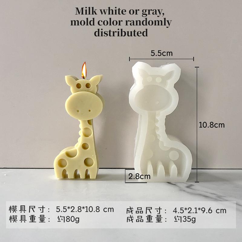 Dinosaur Series Silicone Molds Various Animal Aromatherapy Candles Plaster Resin Decoration Making Supplies Home Handmade Gifts