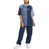 New Nike Women'ss Retro Colorblock Loose Fit Crewneck T-Shirt Blue DV8318-410