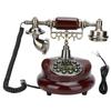 CTN8026 Telefone de Mesa Vintage Multifuncional ABS Telefone Fixo com Rediscagem Flash