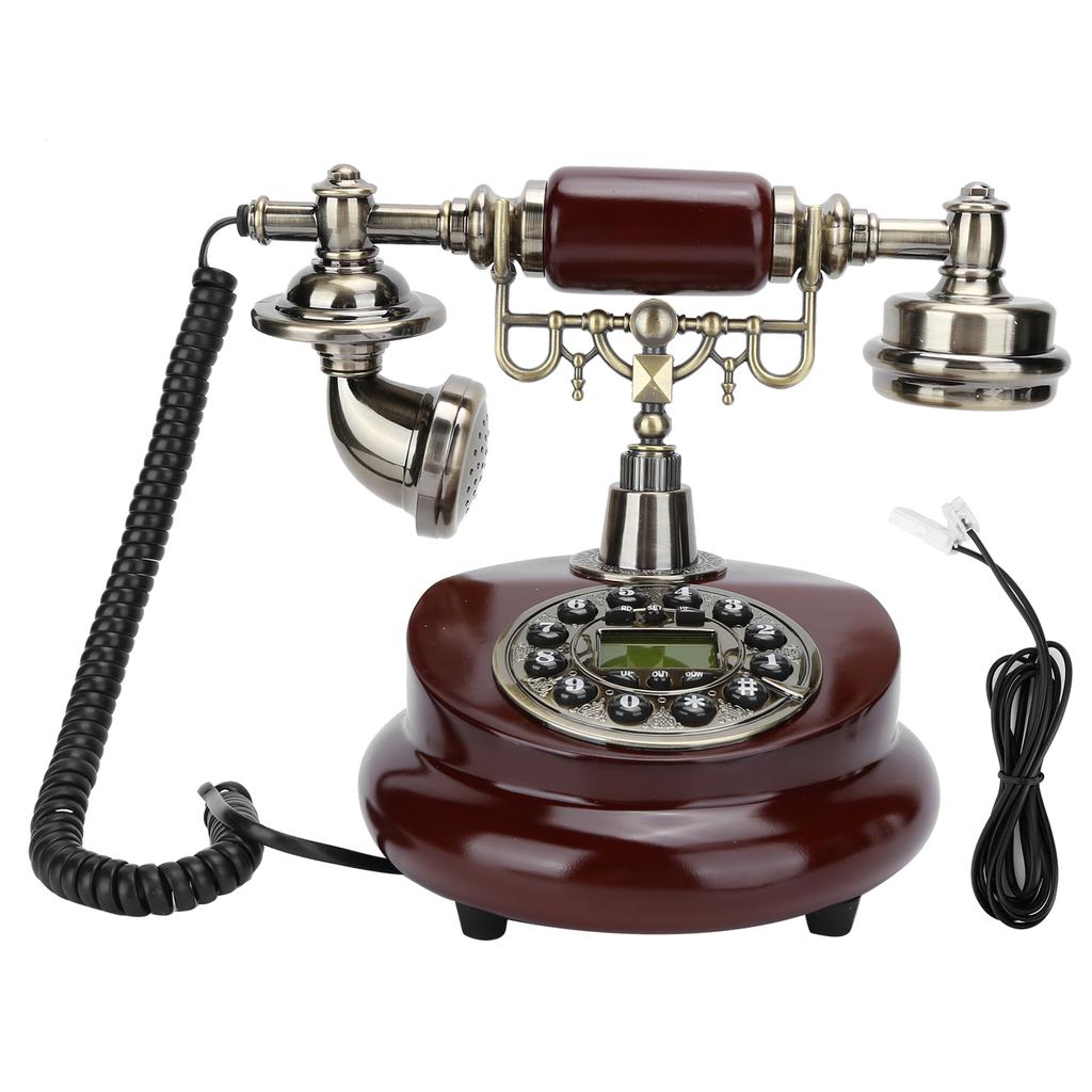 CTN8026 Telefon de birou vintage multifuncțional ABS telefon fix cu Reapelare Flash