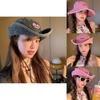 Stylish Pink Heart Outdoor Summer Sun Hat For Women Perfect For Beach And Hiking