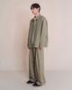 Pokerface Washed French Work Jacket Beige Khaki