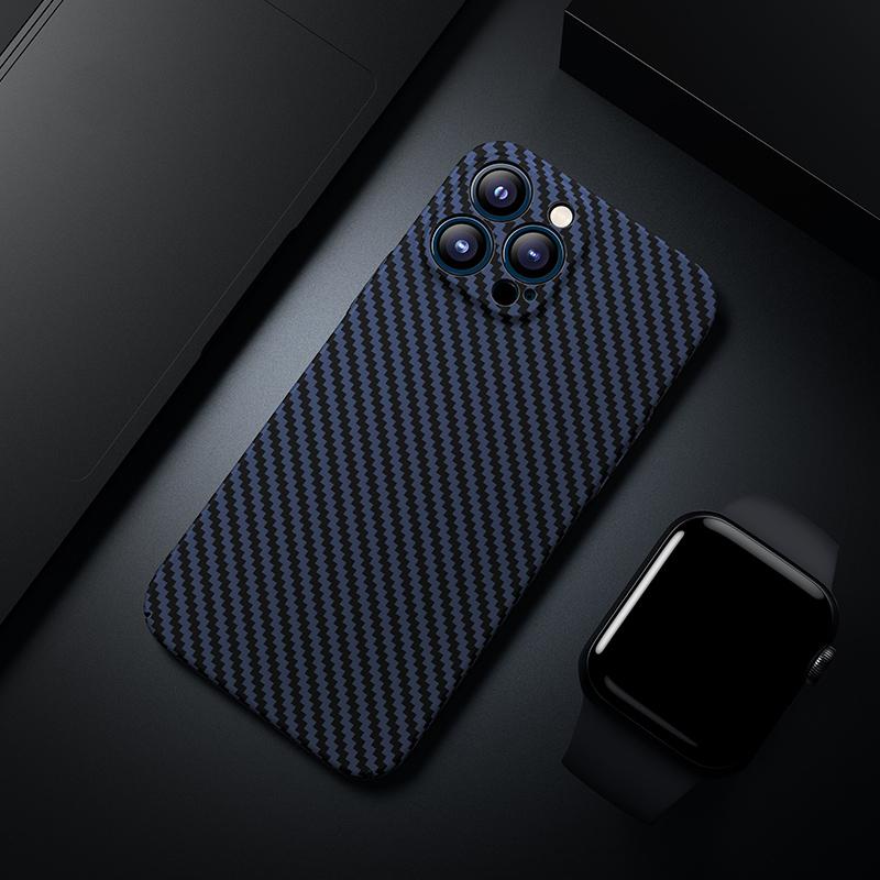 Ultra dünne Karbonfaser Skin Hülle für iPhone 16E 17 Air 16 15 14 Plus 13 12 11 Pro Max Schutzhülle Matte Harte PC Abdeckung