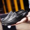 Men's Summer Slippers Luxury PVC Casual Shoes For Men Comfortable Flat Beach Barefoot Walking Outdoor Fashion Slippers Footwear