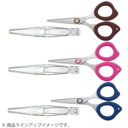 KOKUYO Scissors Compact Clippy Pink Hasa-P400P