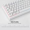 XDA Profile PBT Keycaps 60%, Custom Gaming Keycaps Dye-Sublimation for ANSI US and Layout Cherry Gateron MX Switch Mechanical Keyboard (PINGG English)