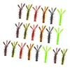 20 Pz Esca Morbida Galleggiante Gambero Esche da Pesca Montatura Wobblers per Luccio Trota Gambero Esca Swimbait Jig con Attrattivo per Pesci
