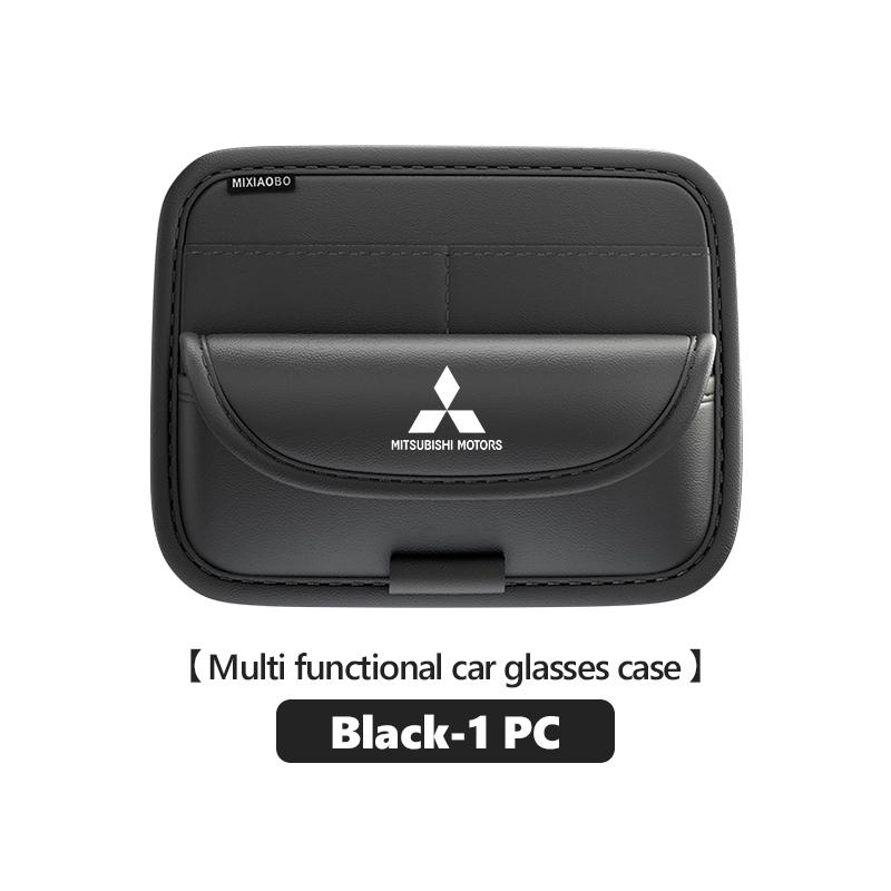 xkhr10 For Mitsubishi Car Sun Visor Glasses Organizer Box Eyeglass Storage Case Auto Accessories Outlander Lancer Eclipse Mirage