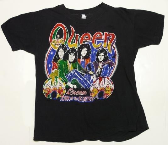 Vintage Queen Freddie Mercury 2005 North American Tour T-Shirt S-4XL Unisex T-Shirt XL