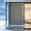 Winter Cotton Household Insulation, Heat Insulation, Windproof Door Curtain Solid Color Thickened Windproof, Cold Proof