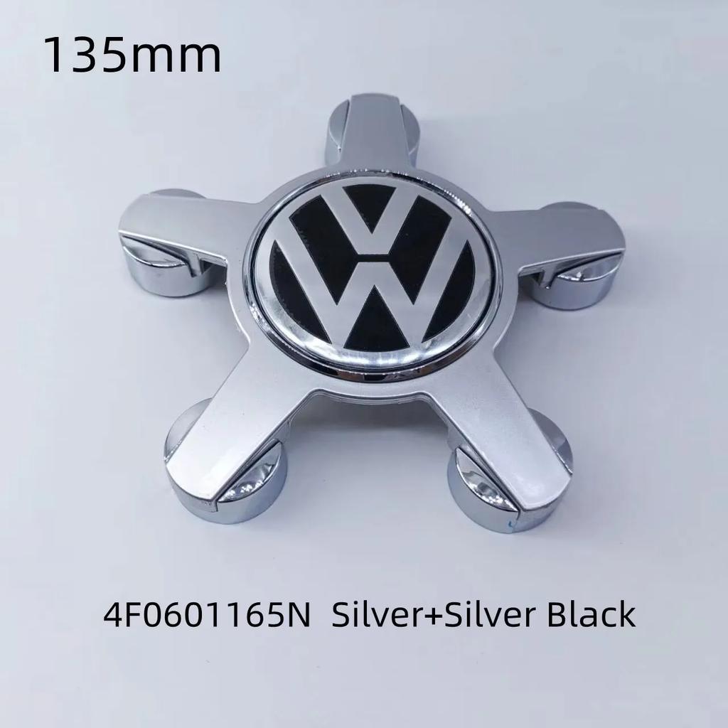 For VW Volkswagen Jetta MK5 Golf 4pcs 135mm Volkswagen Golf Polo Car Wheel Center Caps 5Pins Rim Hub Cover Hubcap Logo Badge Emb