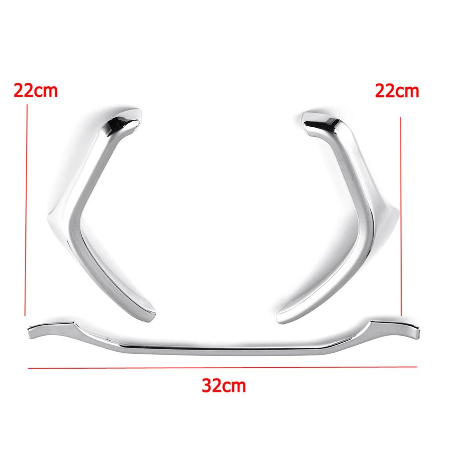Chrome Dashboard Trim Fit For Ford F150 F250 F350 Super Duty 2015 2016 2017 2018