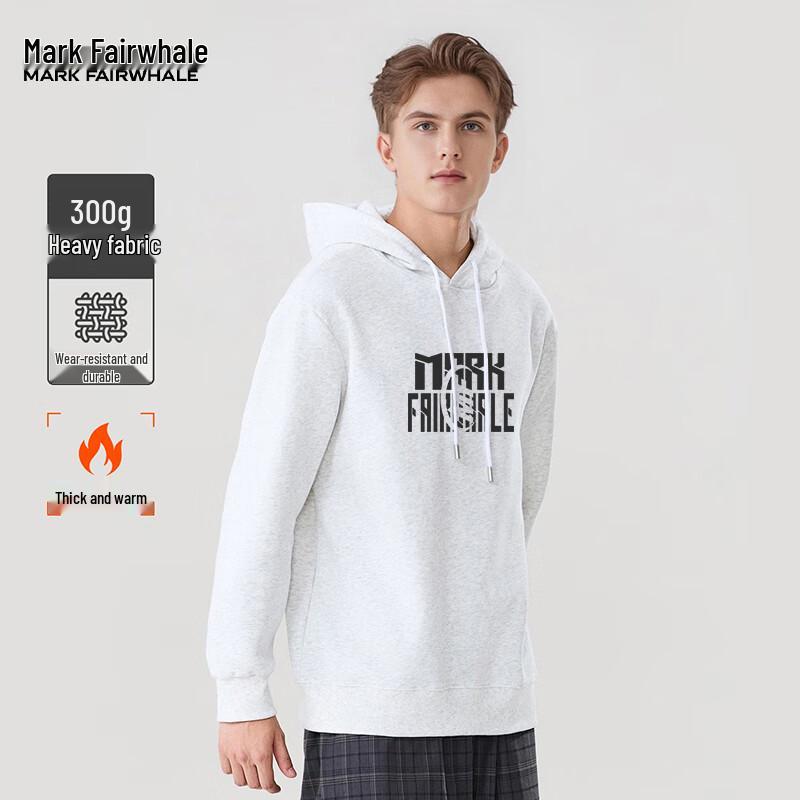 Mark Fairwhale Herren Übergroßer Hoodie Schwergewicht