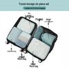 6-8 Piece Travel Storage and Organizer Bag Set for Clothes and Underwear