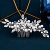 Fashionable Luxury Pearl Silver Hair Clip Elegant Bride Wedding Hair Accessories Party Banquet Daily Women's Hair Clip Hair Comb