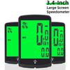 Bike Speed Meter Rainproof Cycle Mileometer Multi Functional Digital Bike Speedometer Full Screen Mobilephone APP