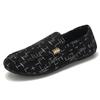 Fashion Summer Men's Loafers Comfortable Canvas Casual Shoes for Men Slip-On Soft Driving Shoes Fashion Big Size Men Walking Shoes Flats