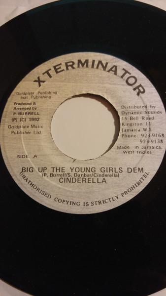 

7inch Record DJ CINDERELLA - Big Up The Young Girls Dem NONE XTerminator 1992 Jamaica Reggae, Ska & Dub Used