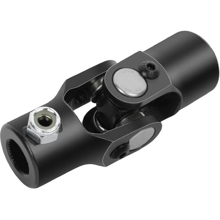 cciyu 5/8 -36 Spline * 3/4  Round Steering joints Black Single U-Joint Shaft 96mm