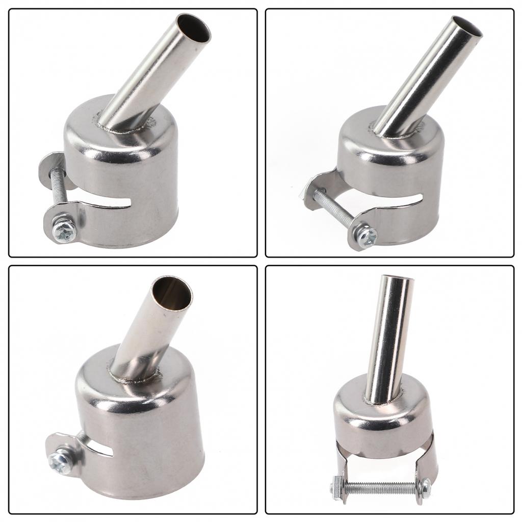 Welding Nozzle Nozzle Curved Angle Silver Stainless Steel
