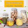 Food-Grade Glass Storage Jar for Nuts, Grains, Wine, Tea, and Honey