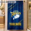Beach TowelLeeds Rhinos Custom Name Text Personalized Soft Towel for Beach Pool Indoor Home Decor Gift