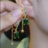 2024 High-End Micro-Inlaid Diamond Ball Earrings: Unique, Luxurious, Trendy & Elegant Women's Jewelry.