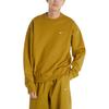Nike Solo Swoosh Embroidered Logo Crew Neck Sweatshirt Unisex Tops Mustard CV0554-318