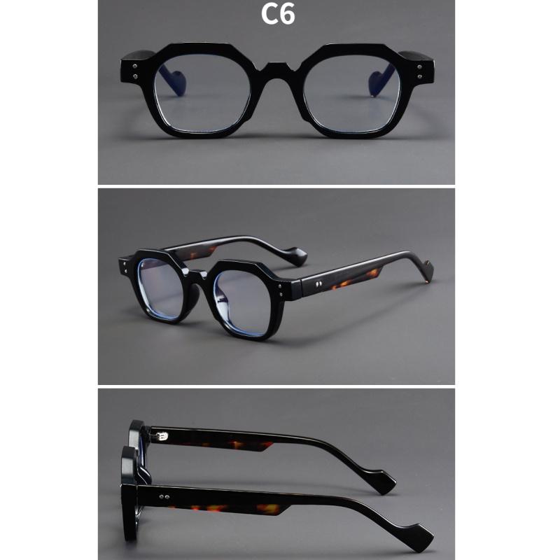 Women's glasses, men's and women's fashion polygonal glasses