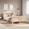 VidaXL Bed Frames Without Mattress 135x190 Cm Solid Pine Wood 3309896