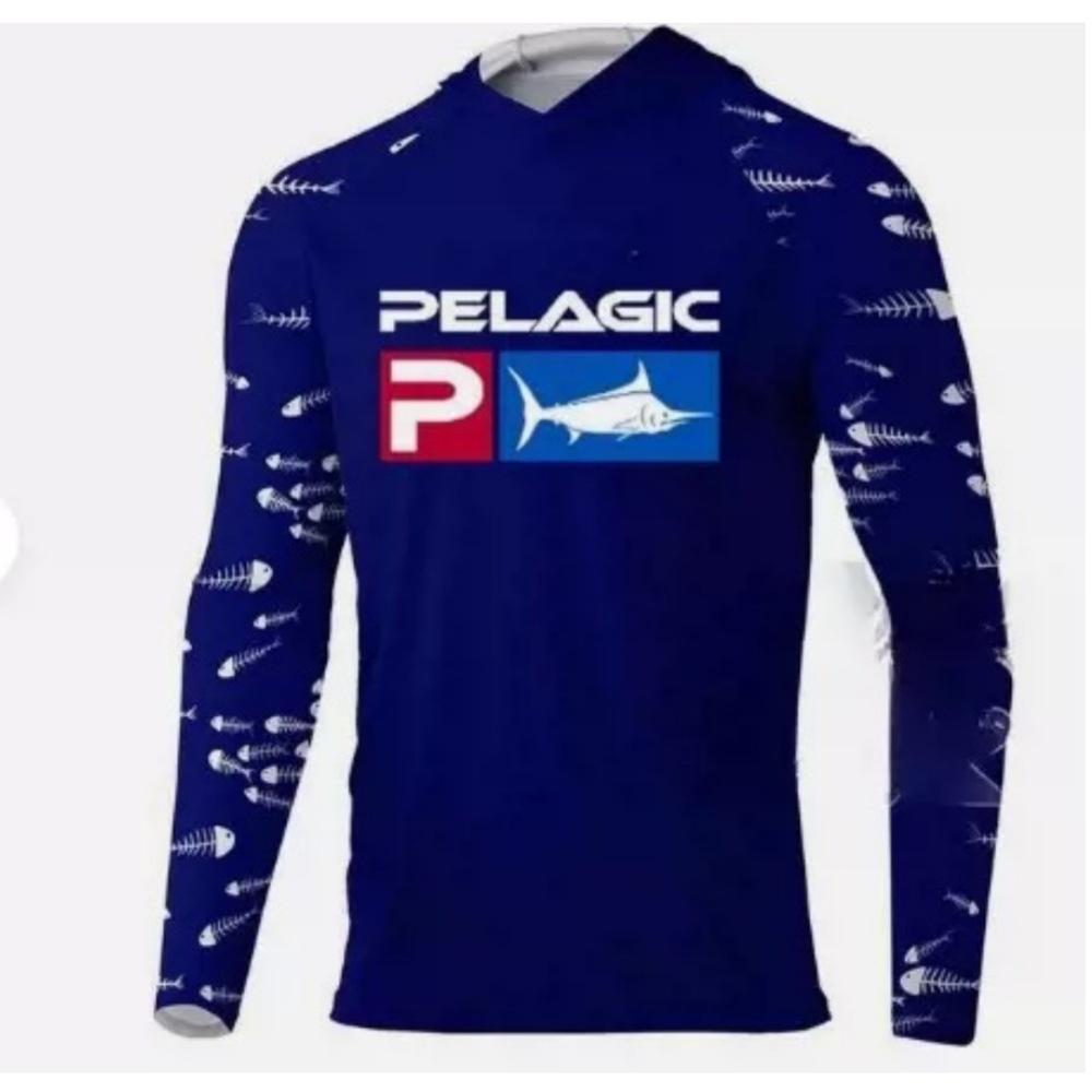 Long Sleeve Hooded Fishing Suit UV Protection Luya Fishing Breathable Leisure Fishing Sports Fishing Suit XXS