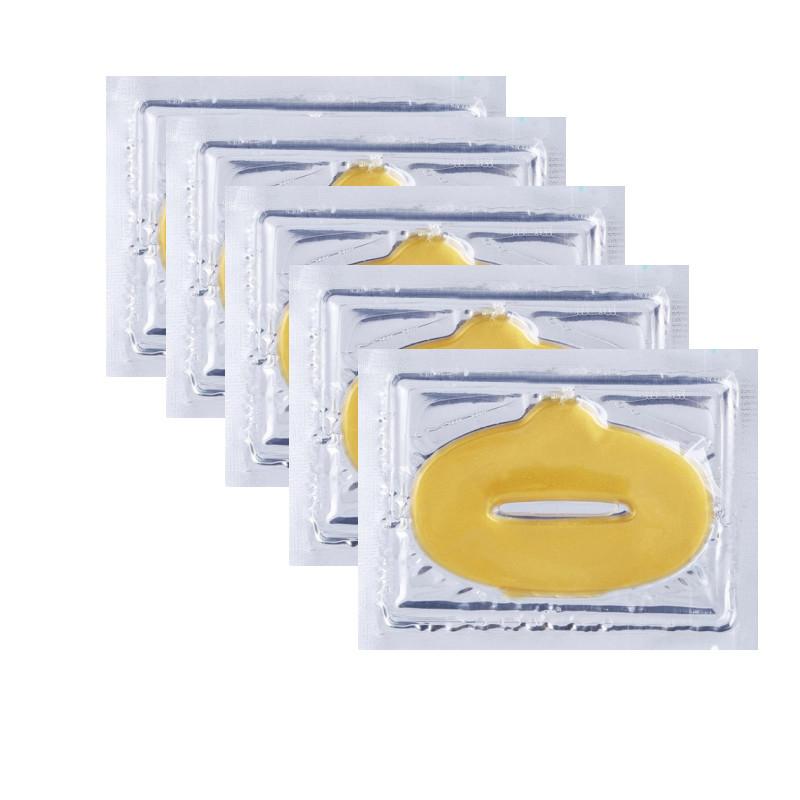 Gold Collagen Crystal Lip Mask Care Nawilżenie Nawilżenie Naprawa Usuń zmarszczki