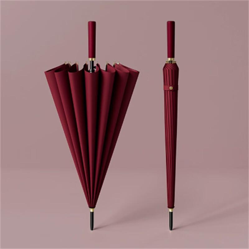 Heavy-Duty 16-Rib Straight Umbrella